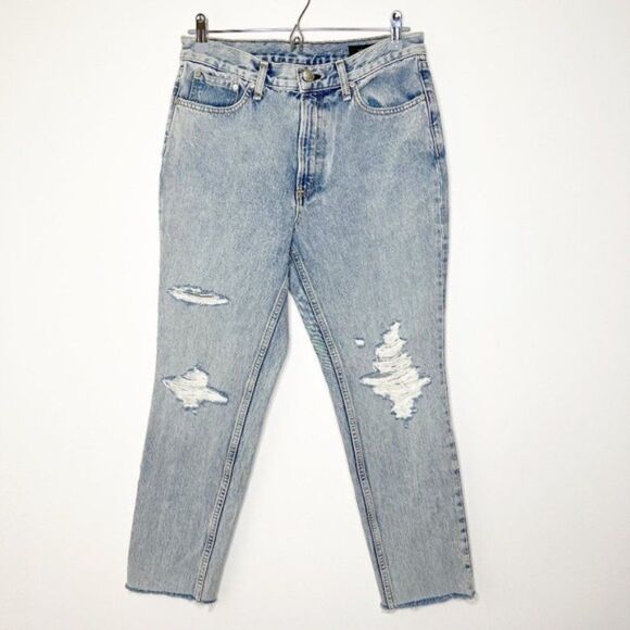 rag & bone Denim - RAG & BONE Madison High-Rise Skinny Jeans